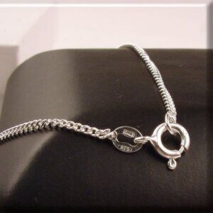Italian Sterling Silver Bracelet 8”